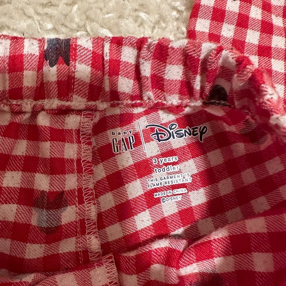 Disney Baby Gap Minnie Gingham PJs 3 years Toddler - Picture 5 of 5